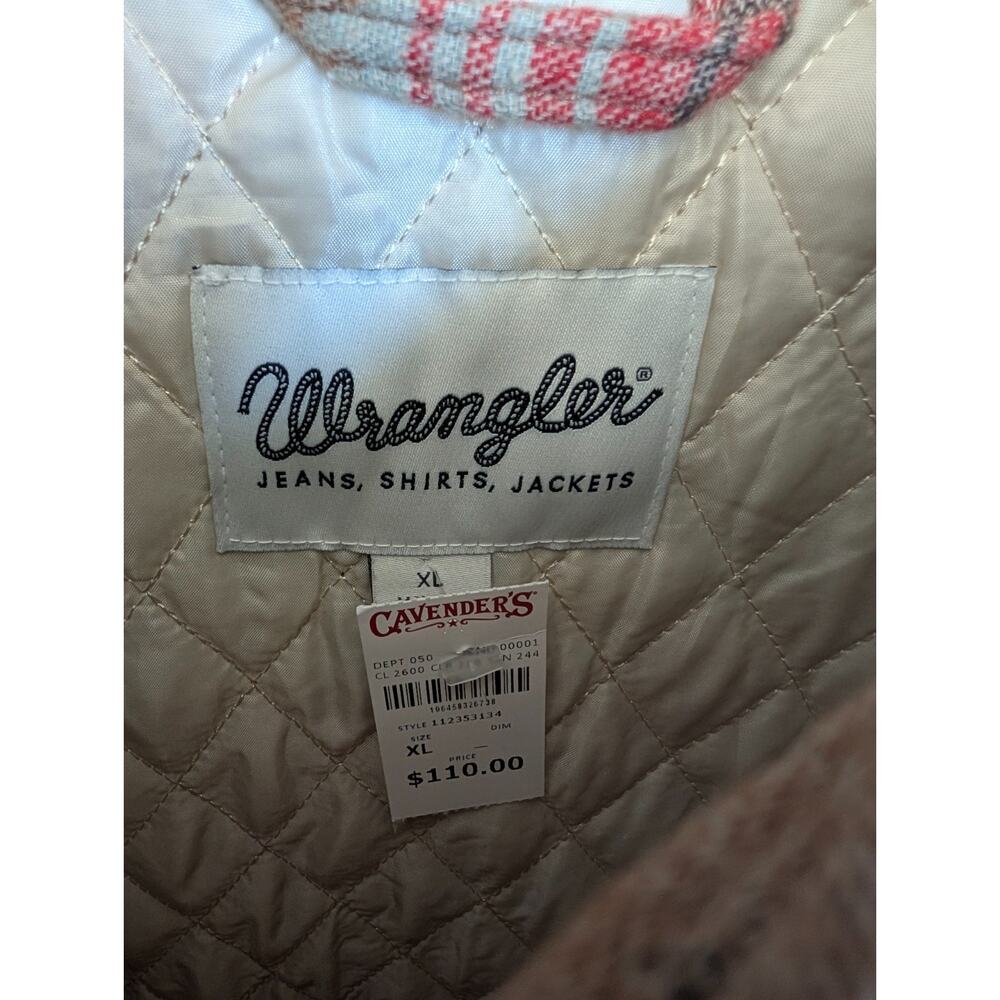 Wrangler Retro Shacket Women's XL Multi Aztec Collared Snap Button 112353134 NWT - Picture 3 of 4
